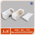 without logo white matte recyclable simple watch box with cushion